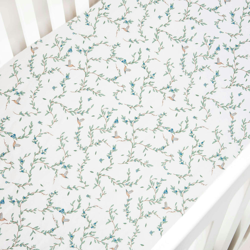 Secret Garden Crib Sheet