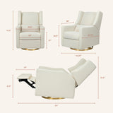 Kiwi Electronic Recliner and Swivel Glider with USB port