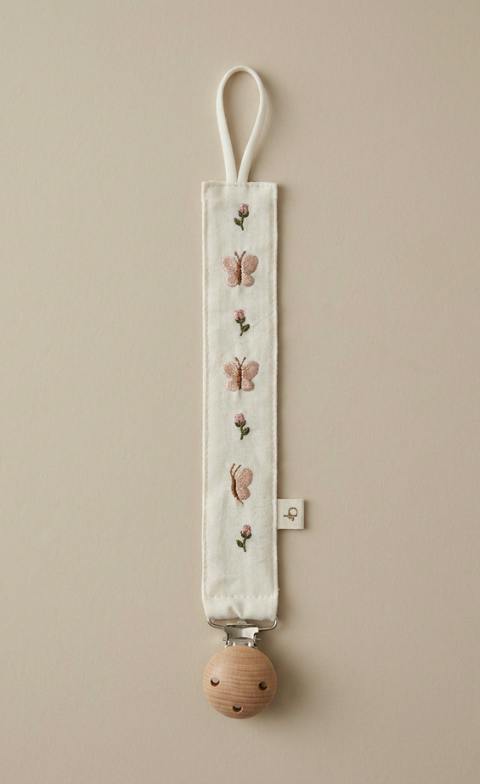 Pacifier Clip Holder (Swan, Butterfly)