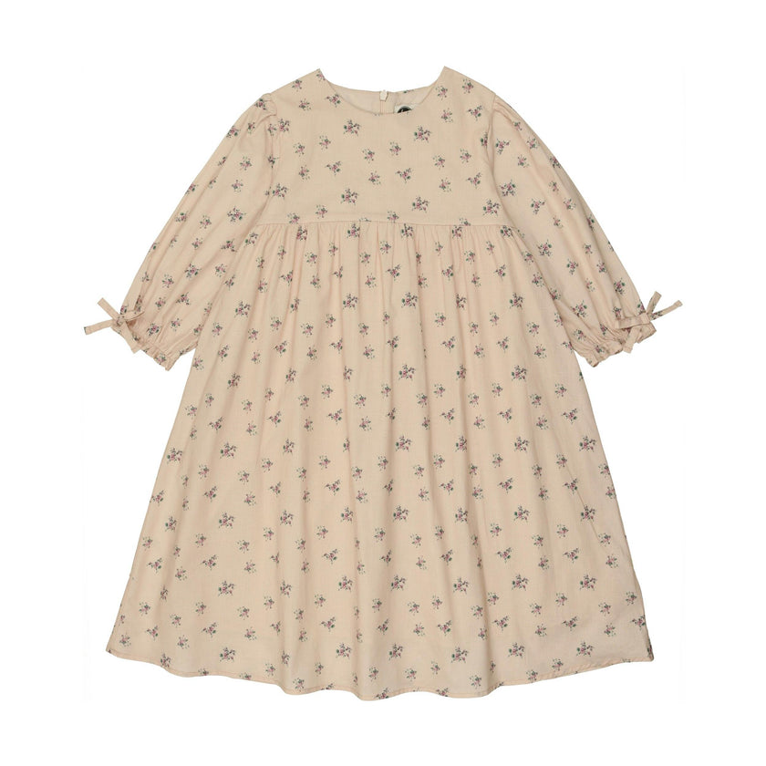 Rose Dot 3-Quarter Sleeve Dress