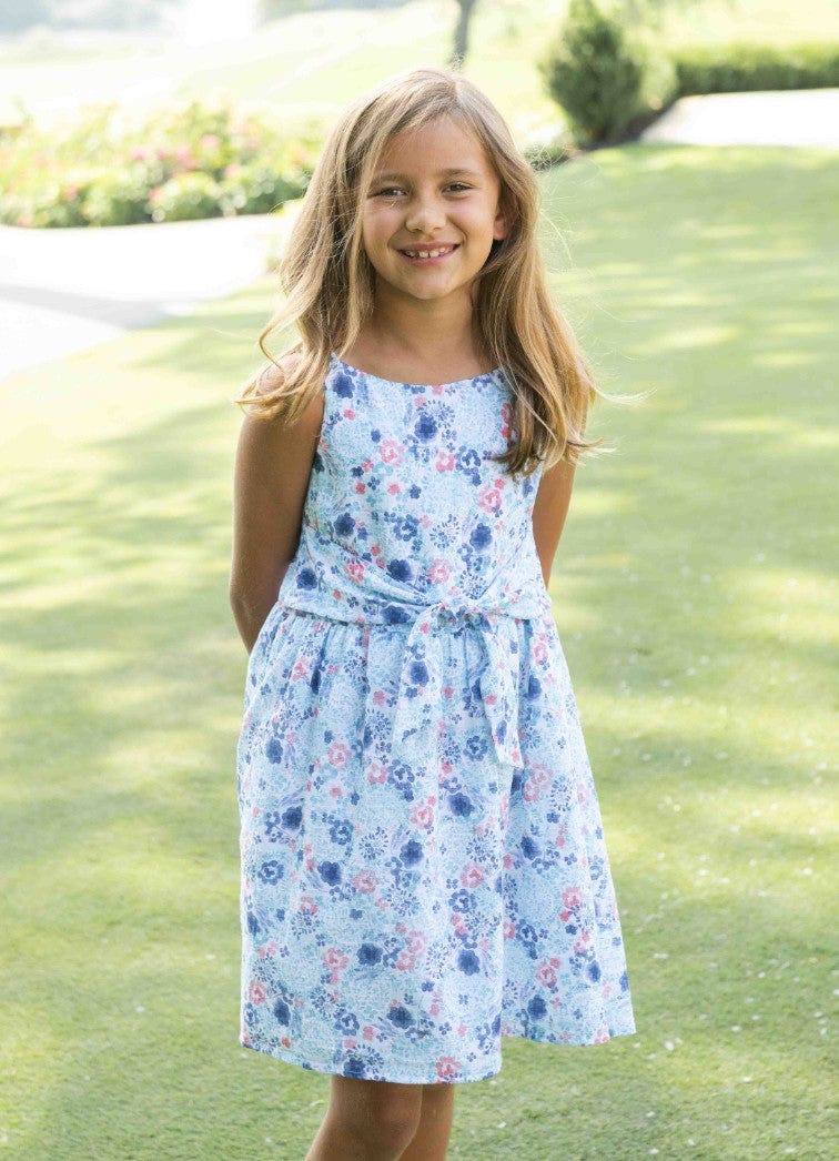 Floral Dress With Front Tie