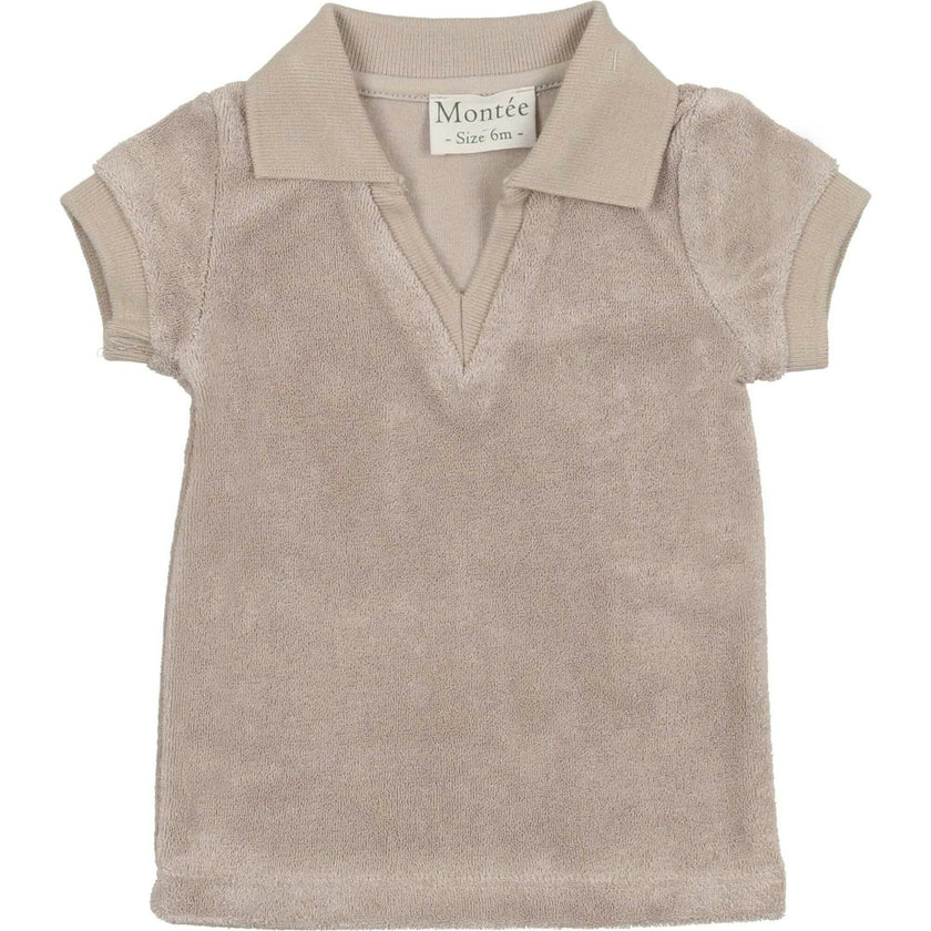 V-Neck Short Sleeve Polo Shirt