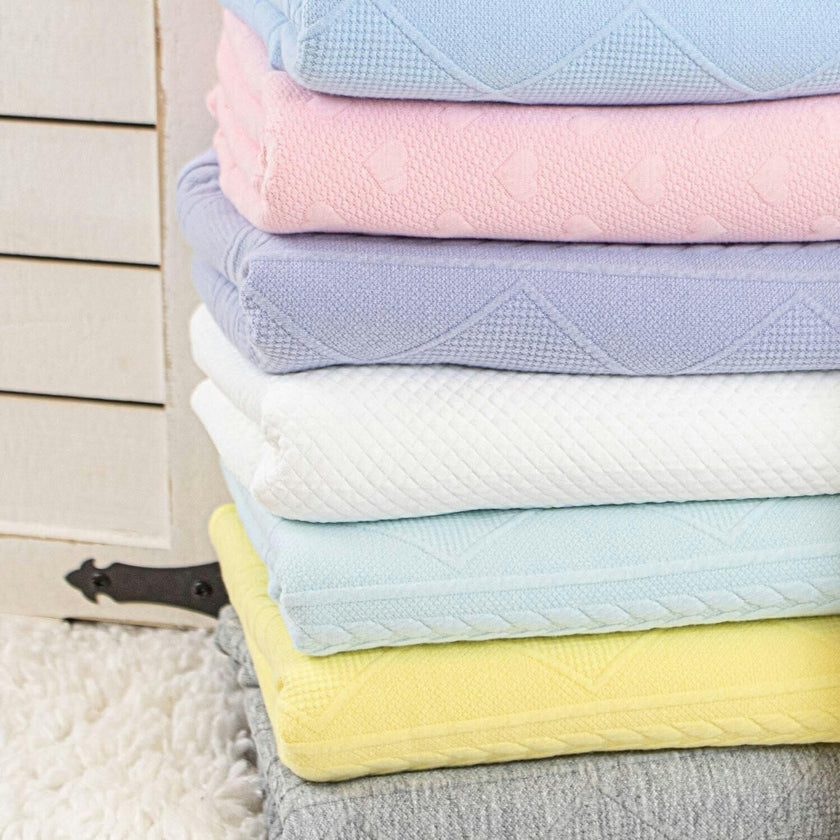 White Knit Blanket