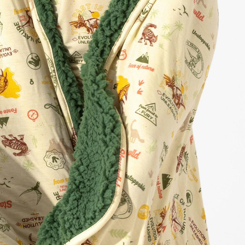 Jurassic Park: Origins Bamboo Sherpa Blanket