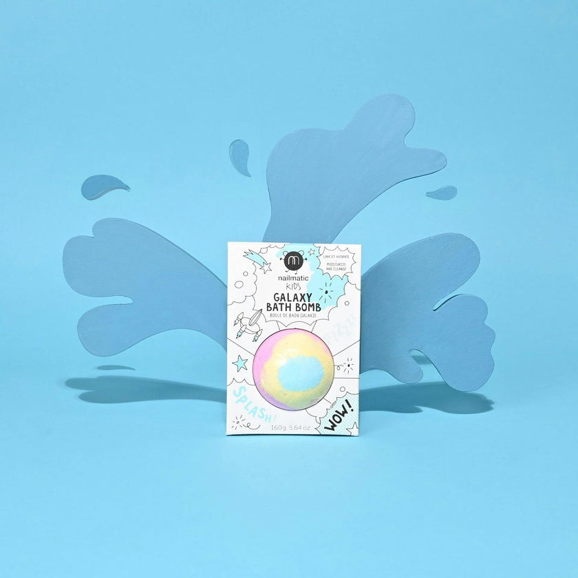 Bath Bomb for Kids GALAXY ORIGINAL Blue Yellow