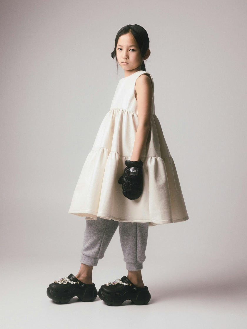 Electra Apron Dress White
