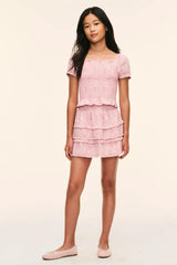 Billie Tween Skirt, Spiced Camellia