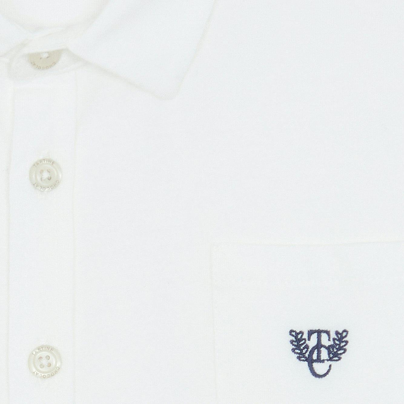 TARTINE ET CHOCOLAT Soft Cotton Classic Shirt - Nacre