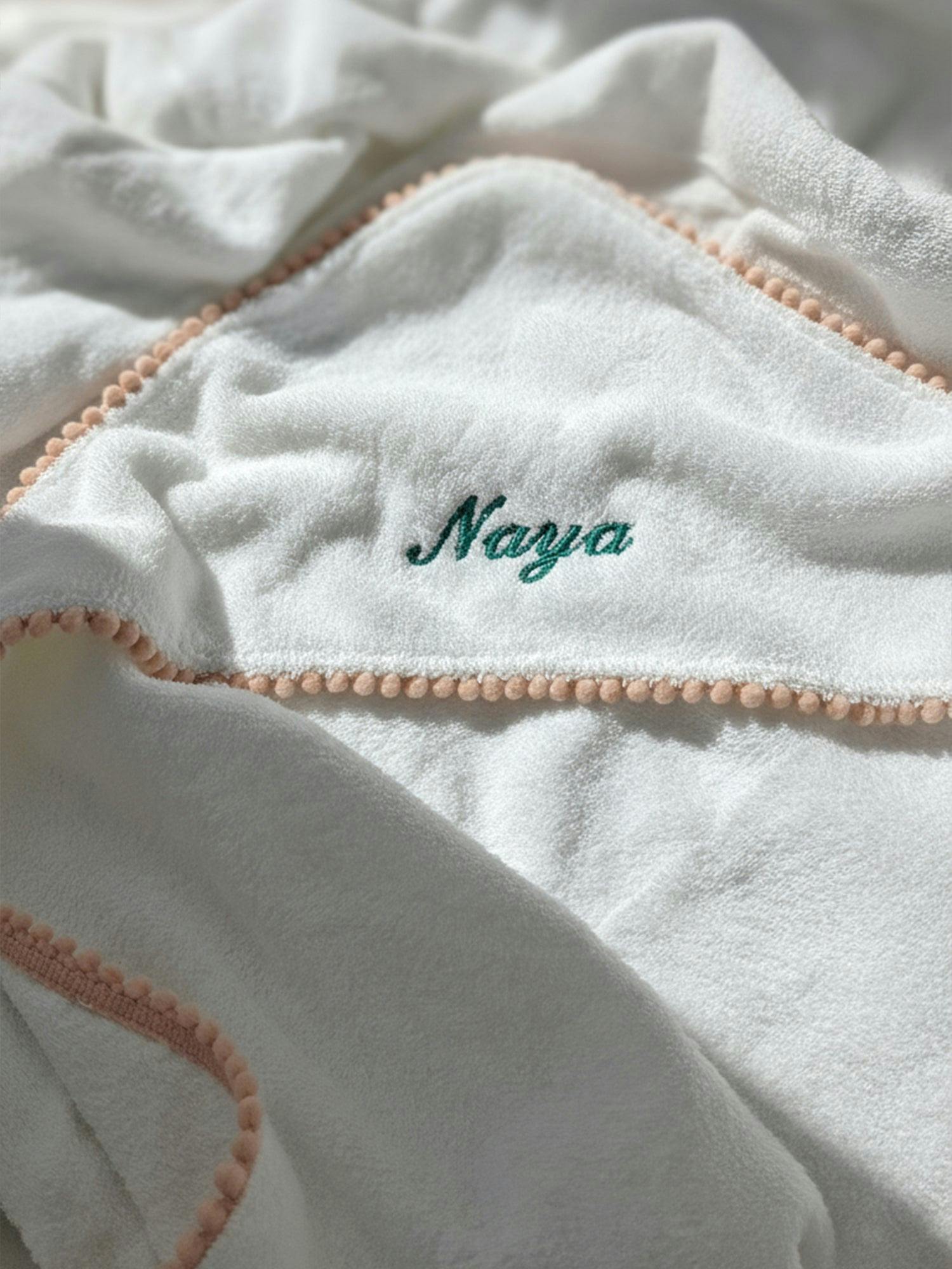 Bamboo Pom Pom Towel