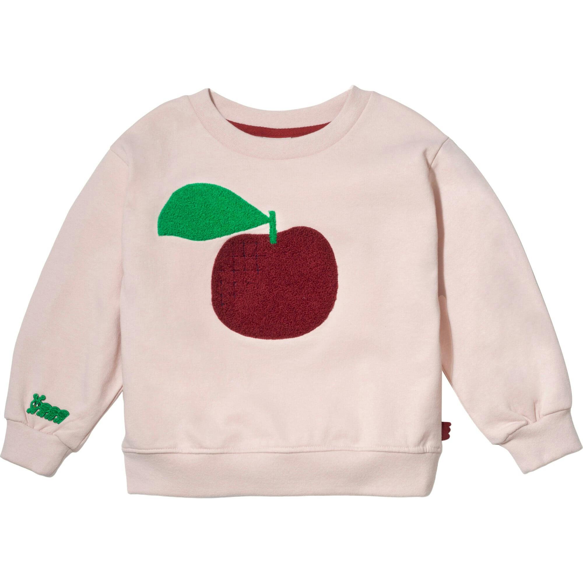Recycled Cotton Red Apple Kid Sweatshirt