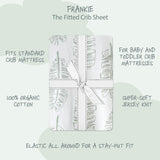 FRANKIE Fitted Crib Sheet