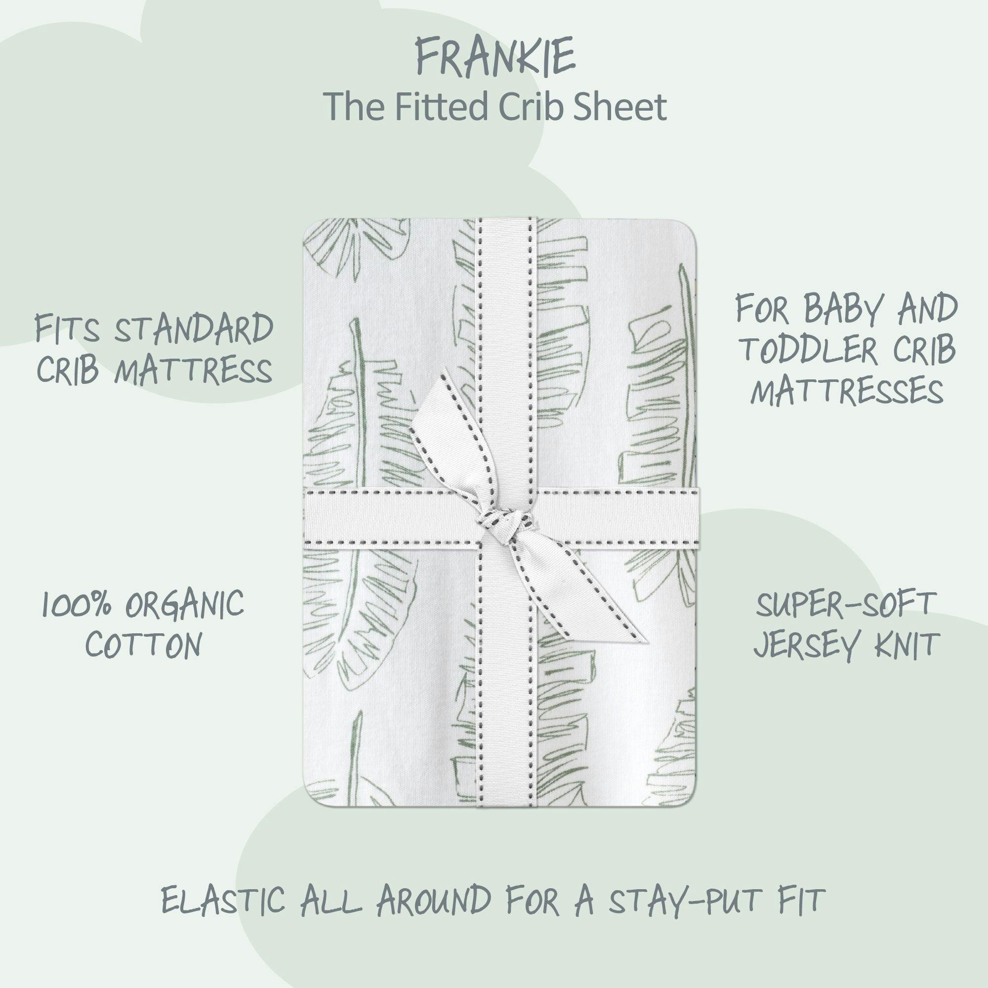 FRANKIE Fitted Crib Sheet