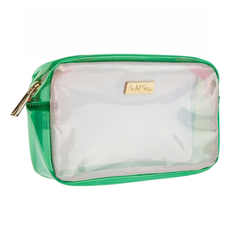 Retro Jelly Colorblock Pouch