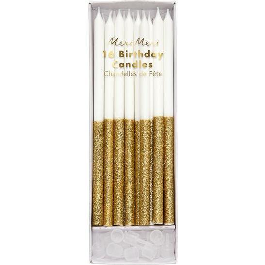 Glitter Dipped Candles
