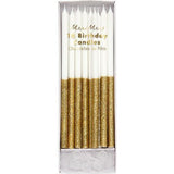 Glitter Dipped Candles