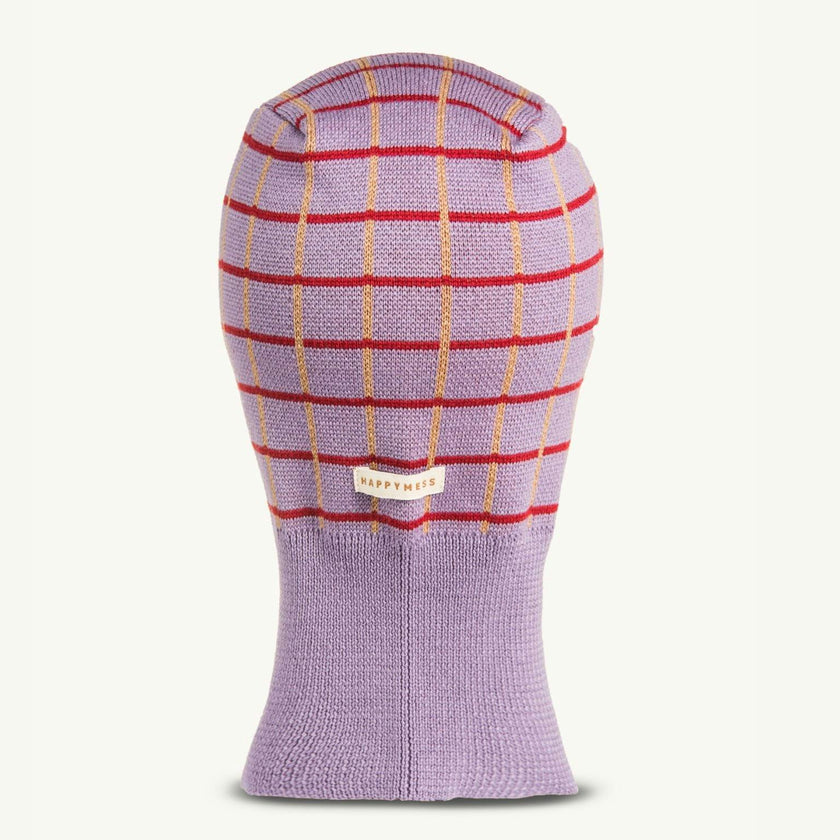 children's merino wool balaclava - icy lilac