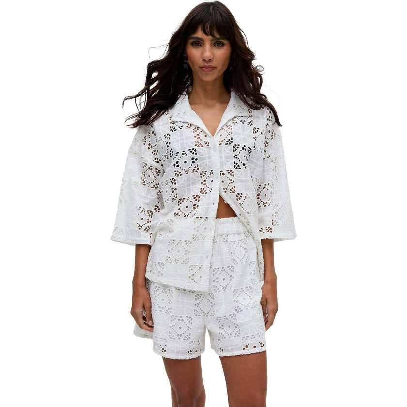 Shelli All Over Broderie Anglaise Shirt