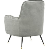 Noelle Velvet Mid-Century Accent Chair