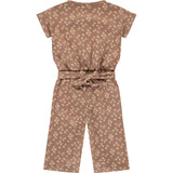 Allover Printed Flower Jumpsuit