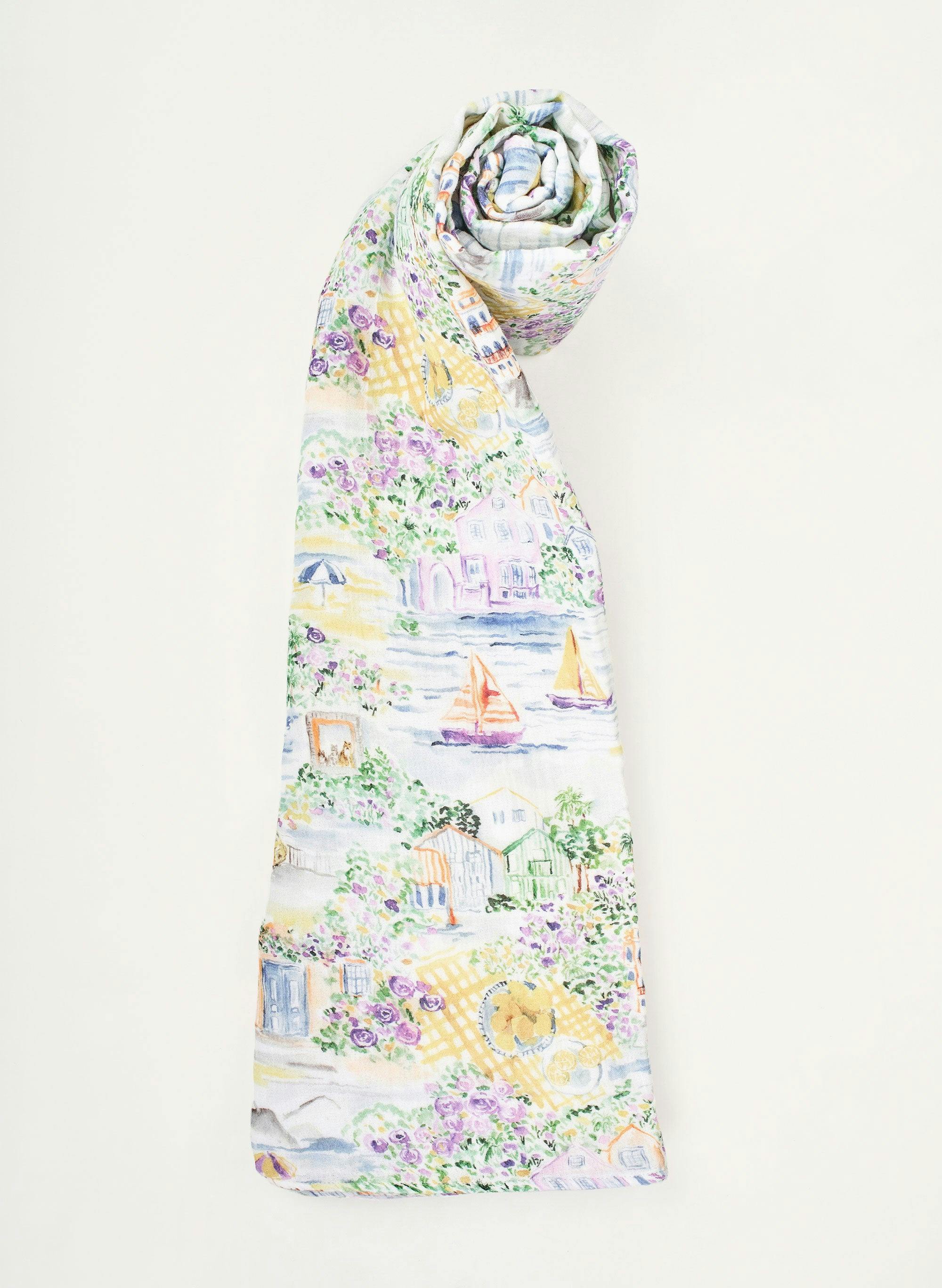 Baby Bib & Shawl Blanket Set - Limoncello