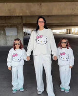 Cream Super Soft Knit Hello Kitty® Set