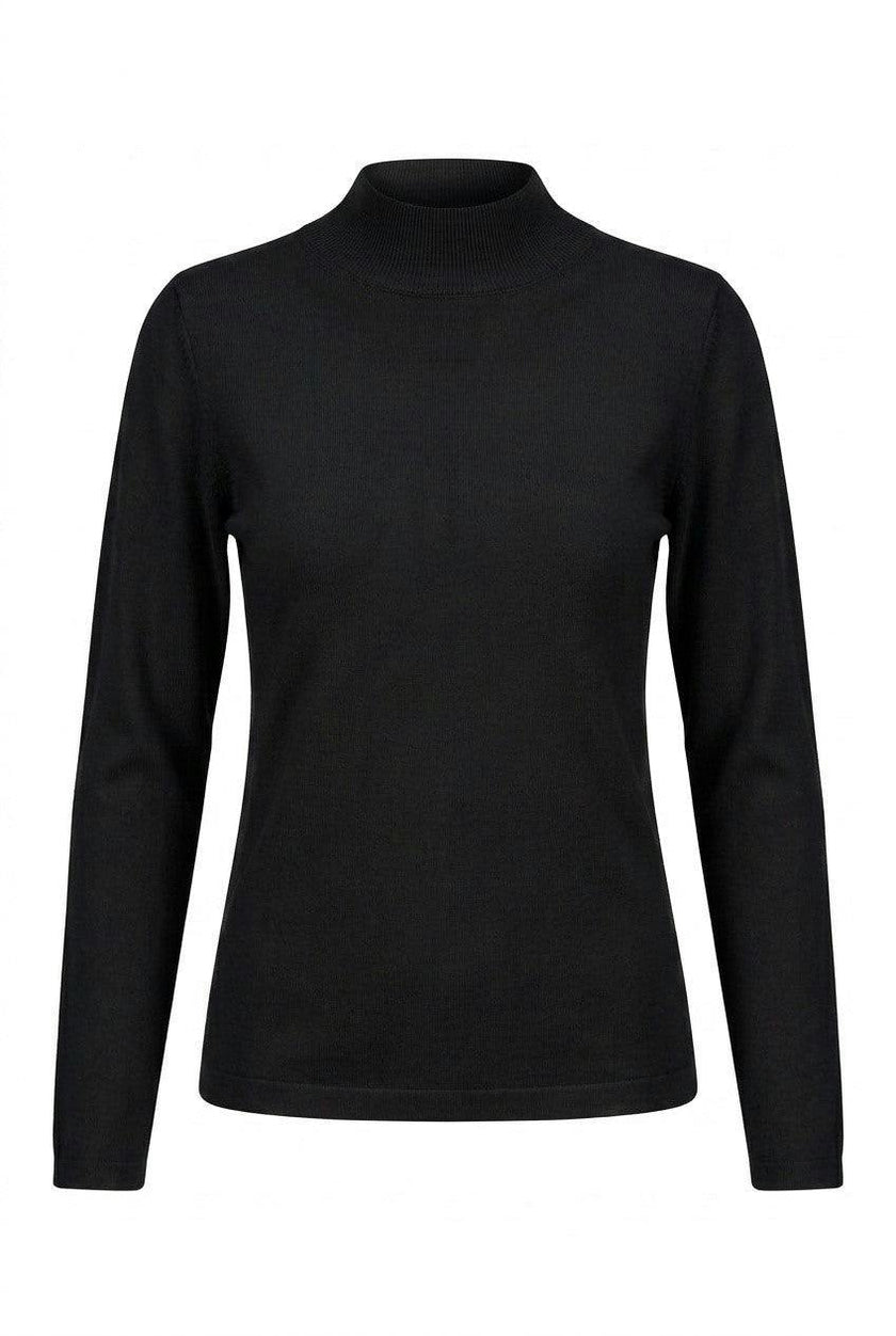 Knit Mock Neck