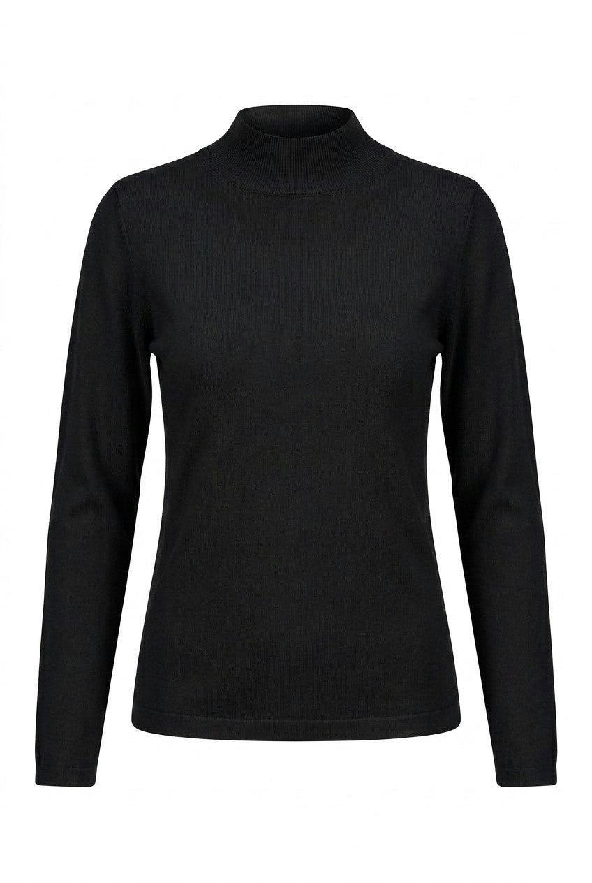 Knit Mock Neck