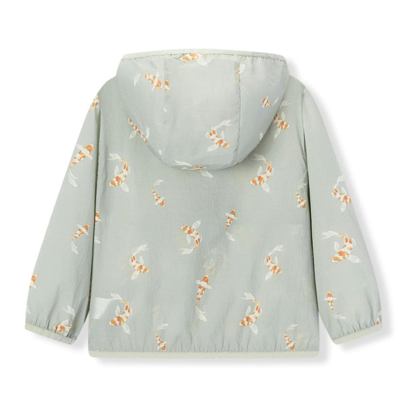 Swimming Koi Hooded Sun Shield Windbreaker Jacket