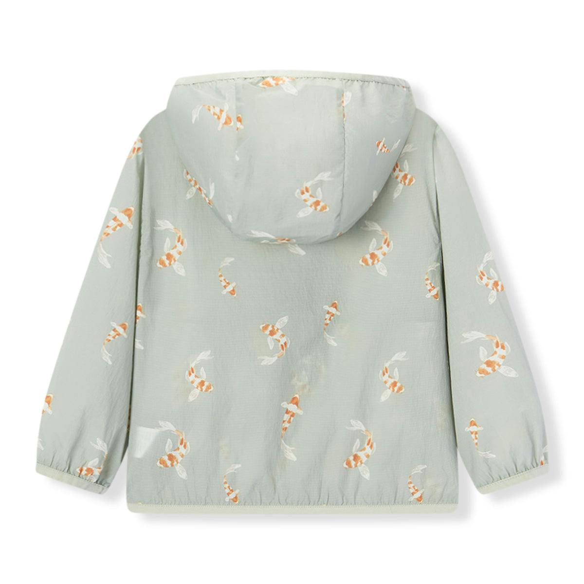 Swimming Koi Hooded Sun Shield Windbreaker Jacket