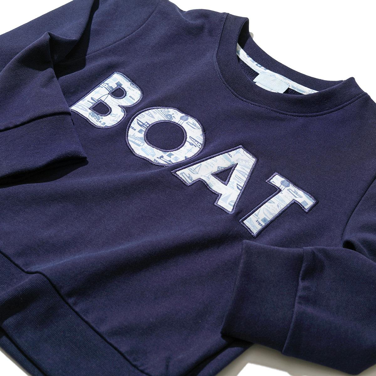 Boats Kids Crewneck Sweatshirt