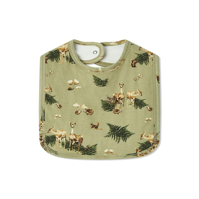 Forest Party Organic Cotton Lil' Bib