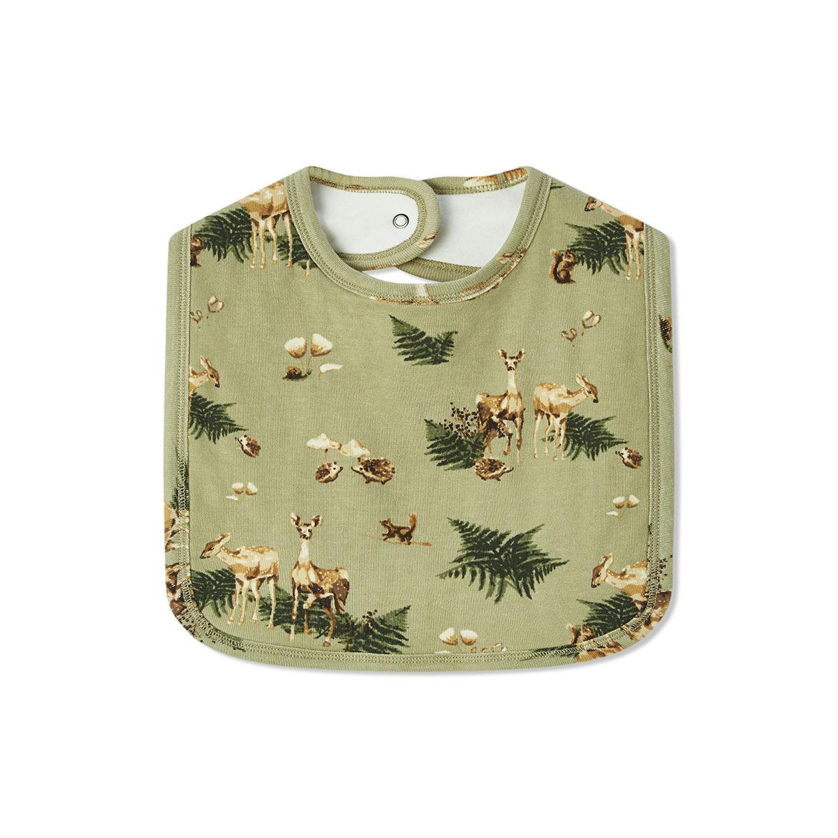 Forest Party Organic Cotton Lil' Bib