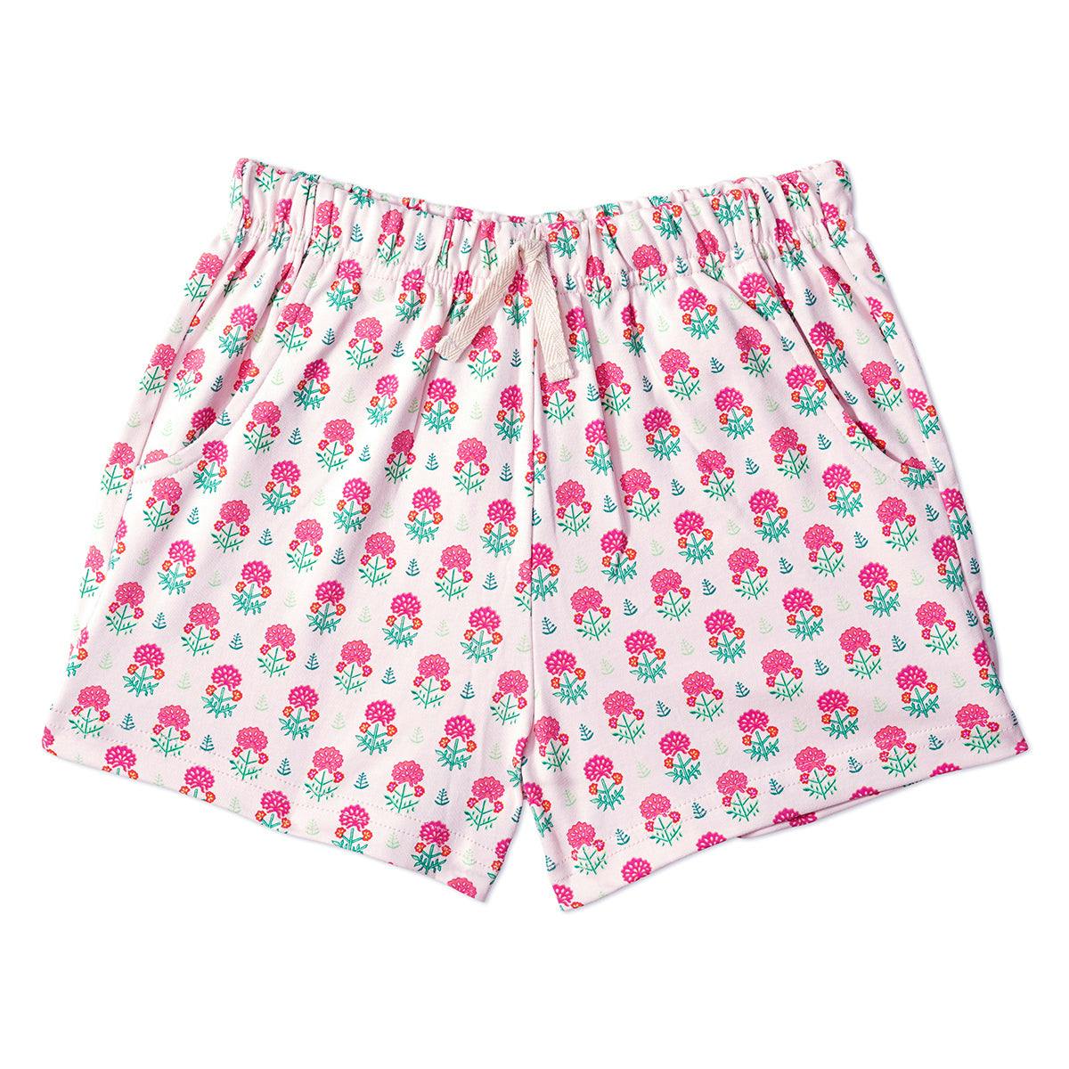 Geranium Block Print Kids Camp Set