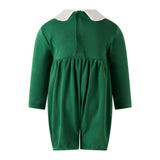 Pima Christmas Tree Smocked Babysuit