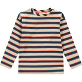 Striped Textured Long Sleeve T-Shirt