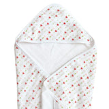 Hooded Towel in Darling Bows