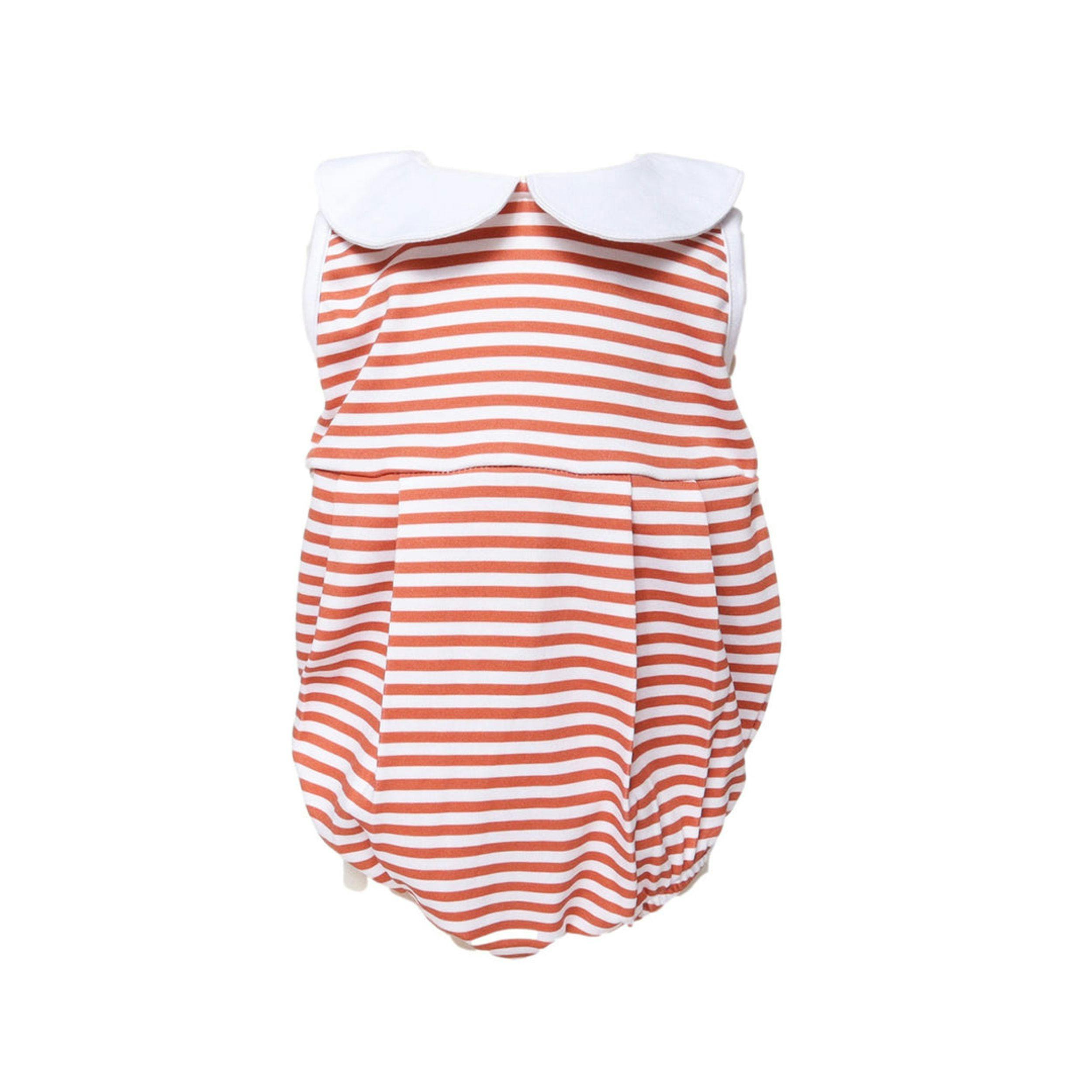 Game Day Striped Bubble Romper