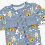 Halloween Monster Dress Up Blue - Convertible Romper