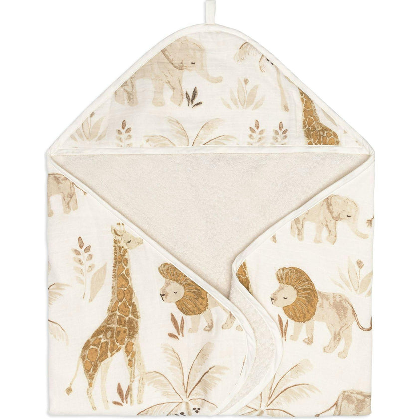 Kendi Baby Hooded Towel (Safari Animal)
