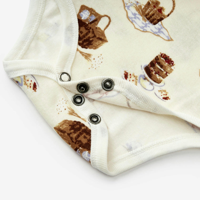 Picnic Organic Cotton Long Sleeve One Piece