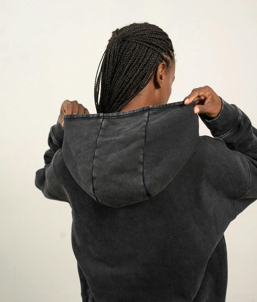 Womens Dream Terry Hoodie - Terry - Vintage Black