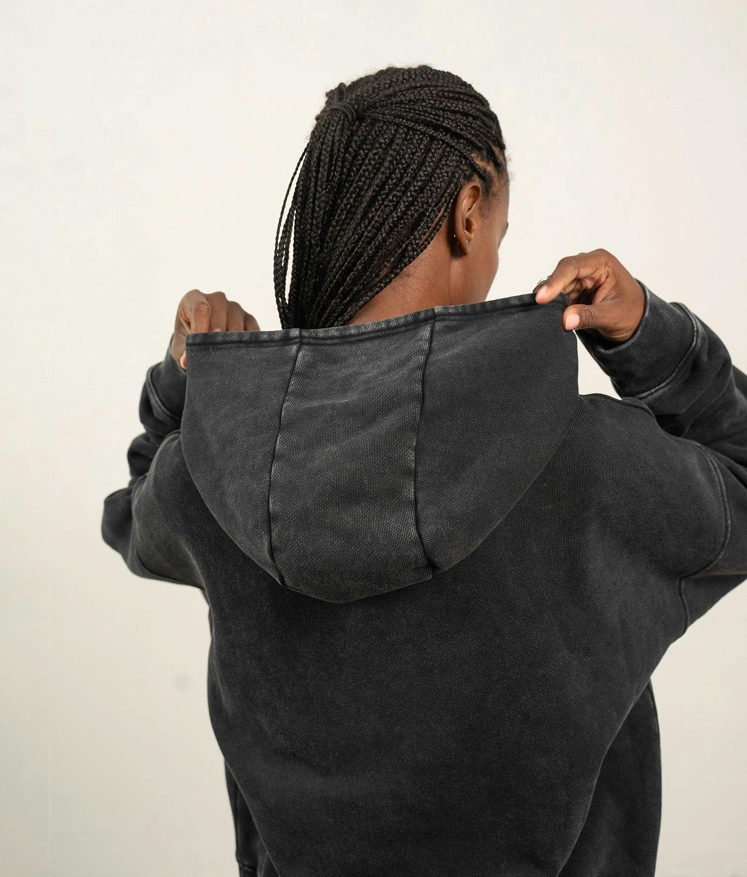 Womens Dream Terry Hoodie - Terry - Vintage Black