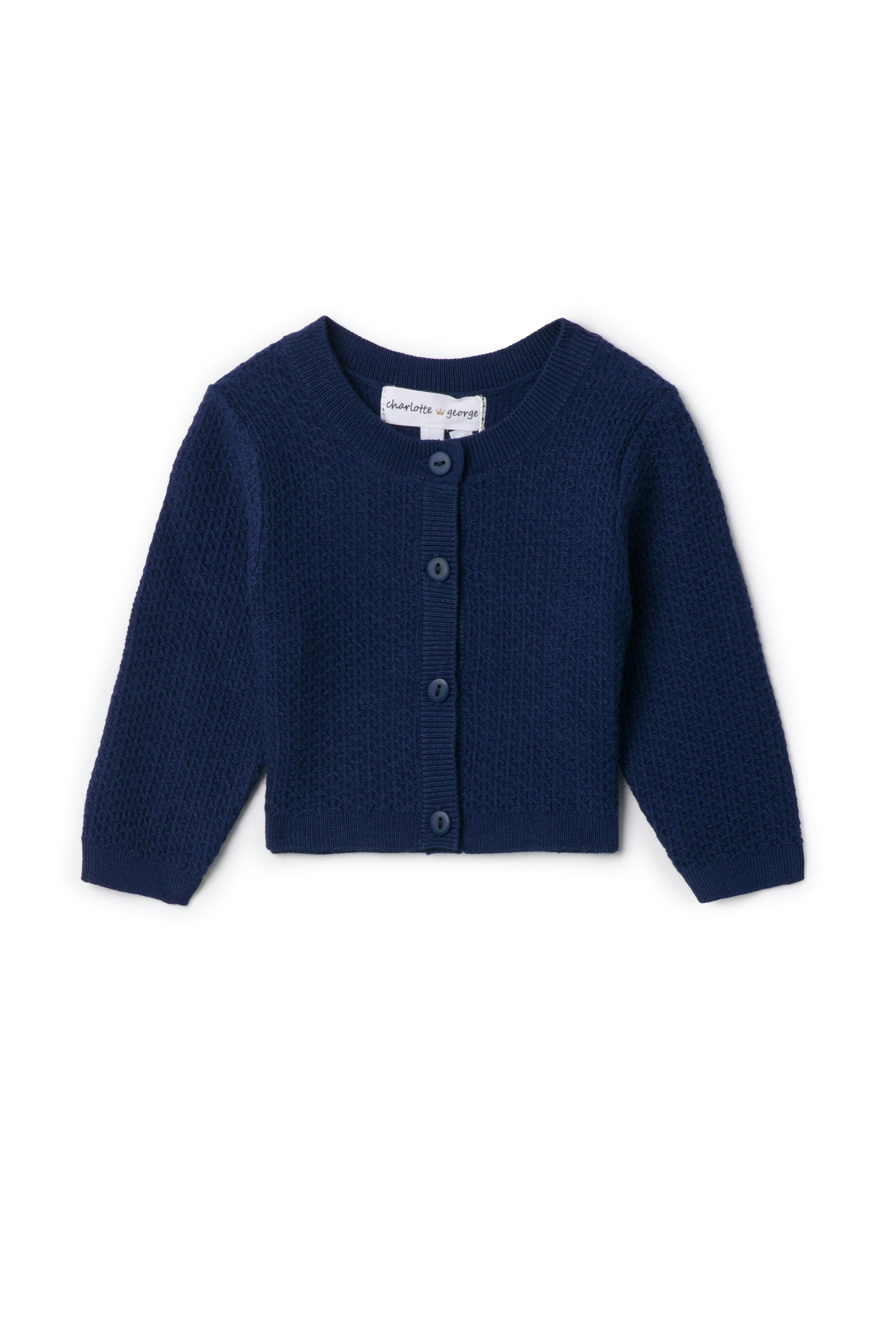 Knit Textured Button Front Cardigan