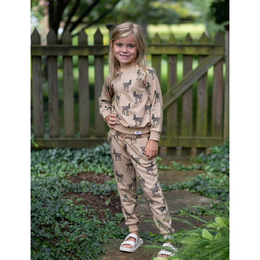 Loungewear Set in Zebra