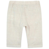 TARTINE ET CHOCOLAT Classic Linen Baby Trousers - Beige