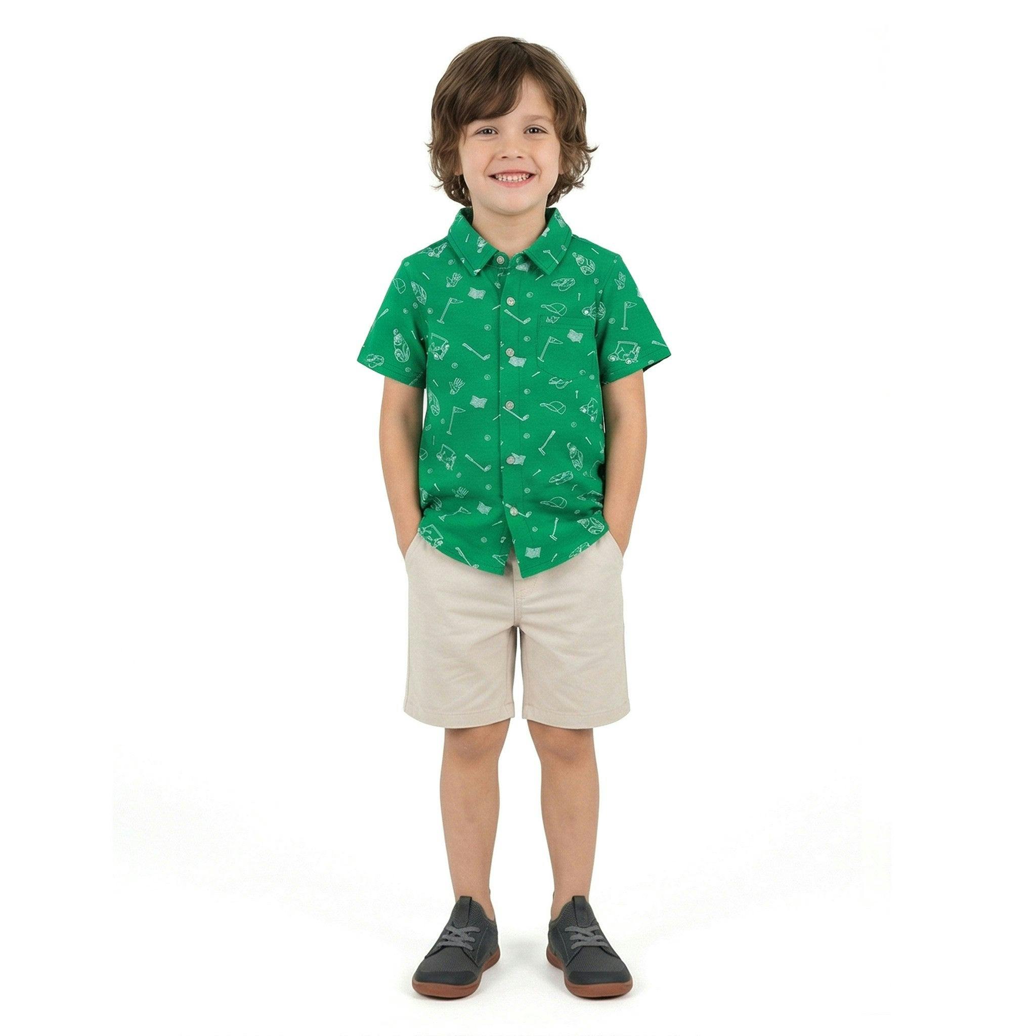 Boys Knit Buttondown | Gone Golfing