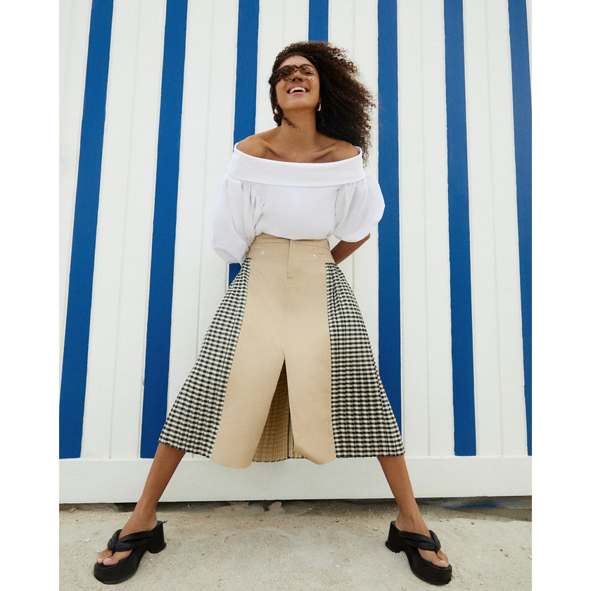 Women's Decland Skirt, Plaid