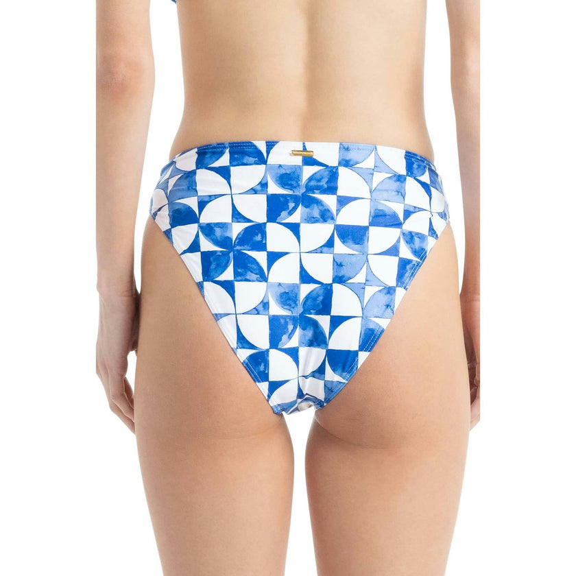 The Greece - Gold Ring Banded Sporty Bikini Bottom