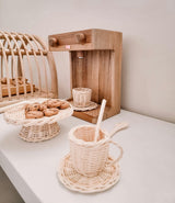 Rattan Tea and Cake Party Set