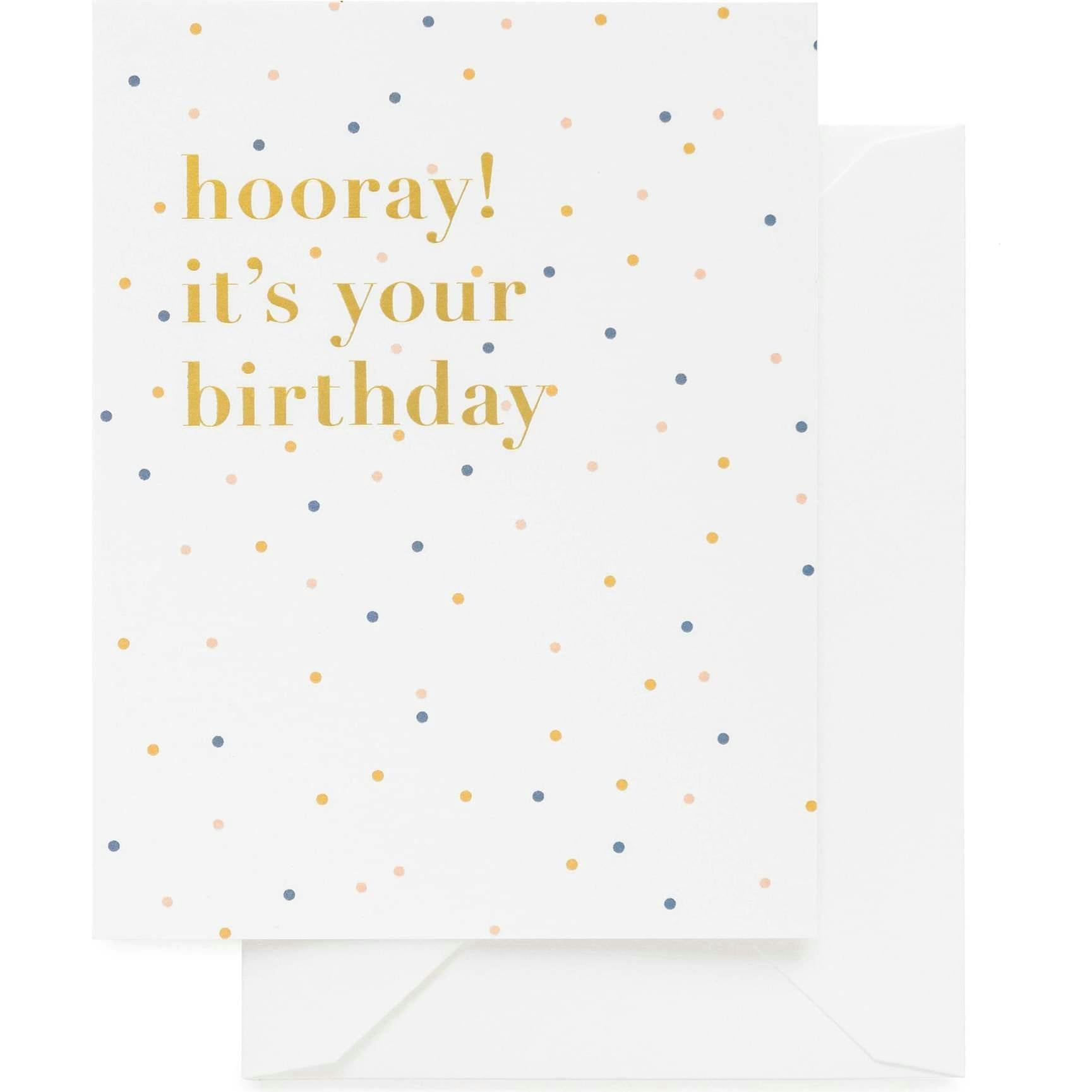 Hooray! It's Your Birthday Card